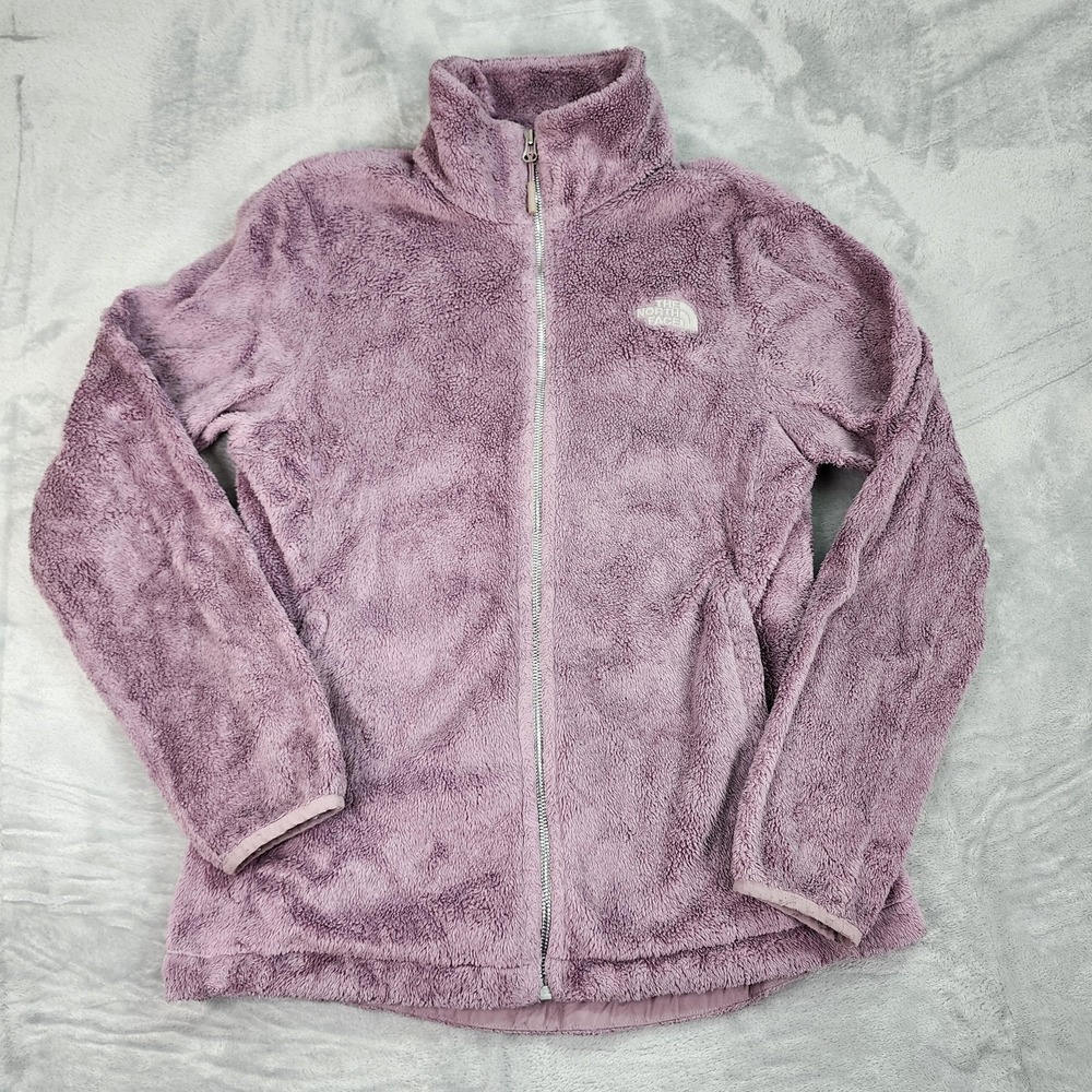 The North Face Fleece Jacket Womens Small Purple‎ Osito Full Zip Soft Cozy Warm